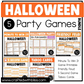 Halloween Party Game Printable Bundle