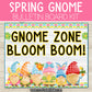 Hello Spring Gnomes Bulletin Board Kit Door Classroom Decor March Gnome