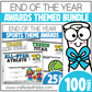 Editable End of the Year Awards Classroom Certificate Themed Bundle