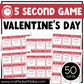 Valentine's Day Party Theme 5 Second Game 50 Cards Fun Friday Ice Breaker Brain