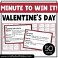 Valentine's Day Party Minute Games