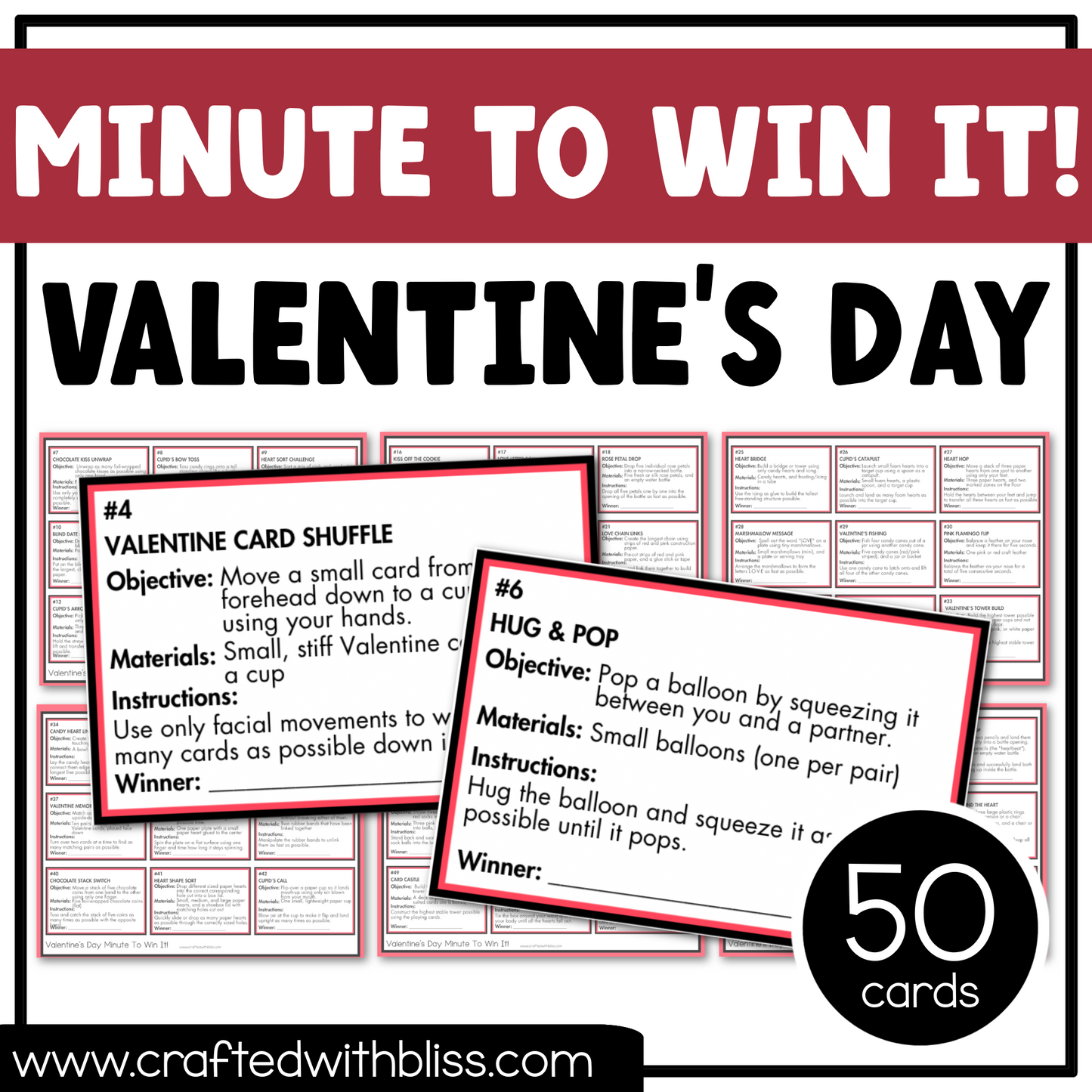 Valentine's Day Party Minute Games