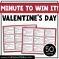 Valentine's Day Party Minute Games