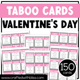 Valentine's Day Taboo Game 150 Cards Friends Party Game Night Forbidden Words Game For Adults Printable Ferbruary Team Building Ice Breaker