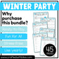 Printable Winter Party Games For All Bundle 30+ Games