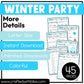 Printable Winter Party Games For All Bundle 30+ Games
