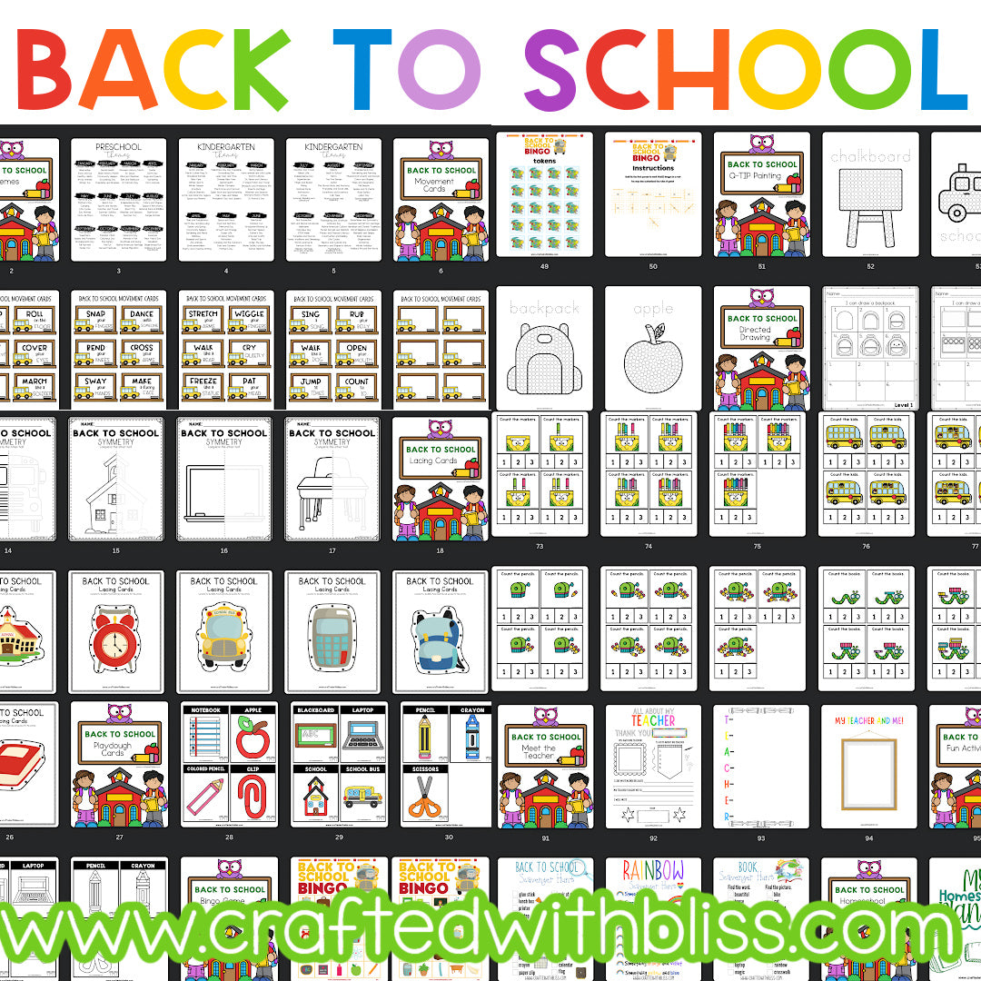 100+ Back To School Engaging Activities and Resources Bundle