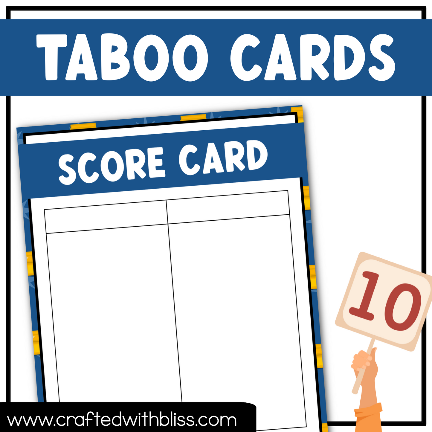 Bible Taboo Party Game 150 Cards Christian Fun Friday Ice Breaker Brain Break