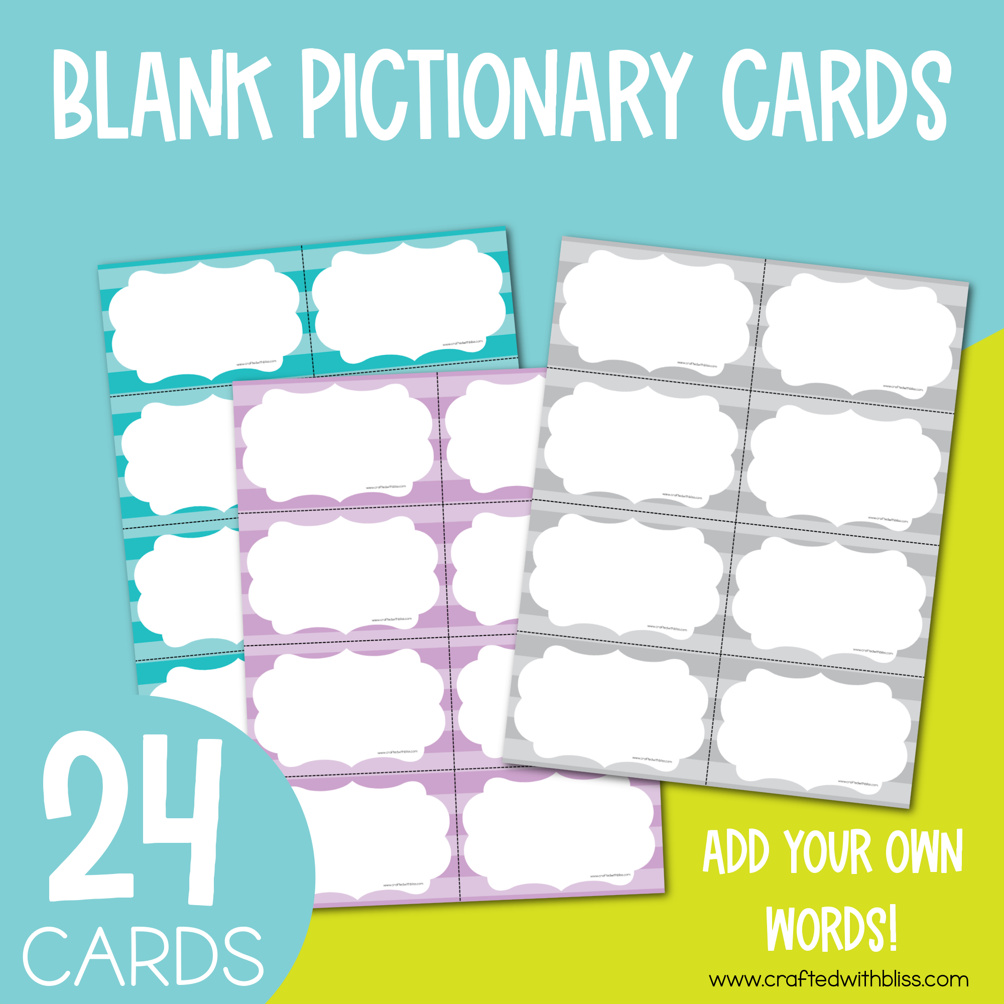 The Ultimate Birthday Pictionary Game For Kids - 64 Cards ...