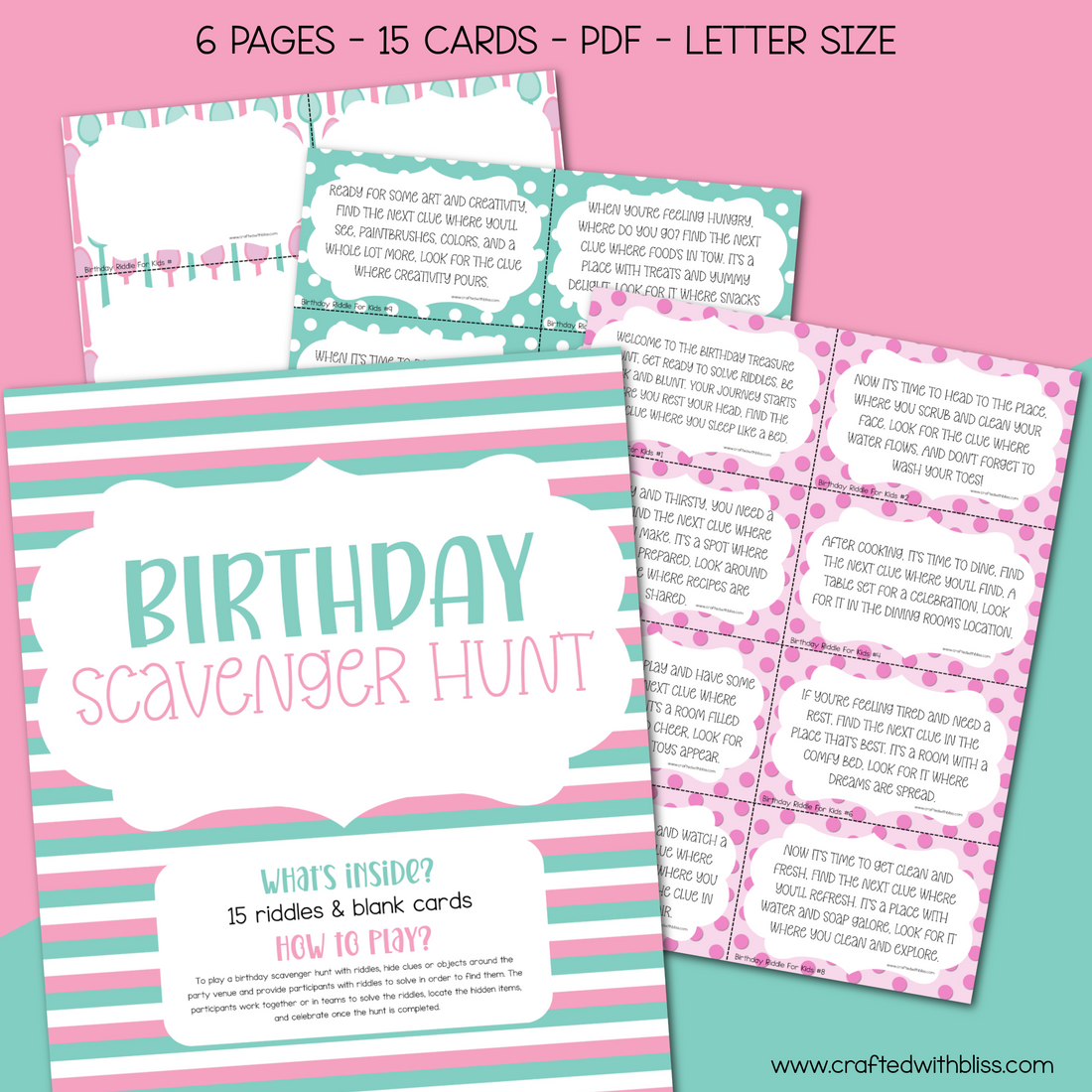 The Ultimate Birthday Scavenger Hunt Riddle Clues For Kids | Birthday ...