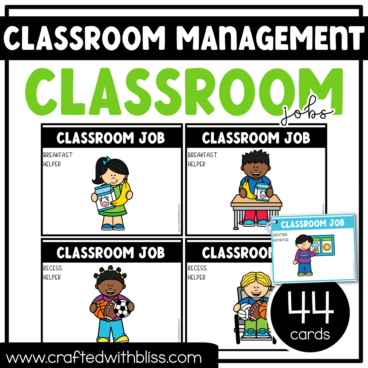 Classroom Jobs Visual Cards | Classroom Management Tool