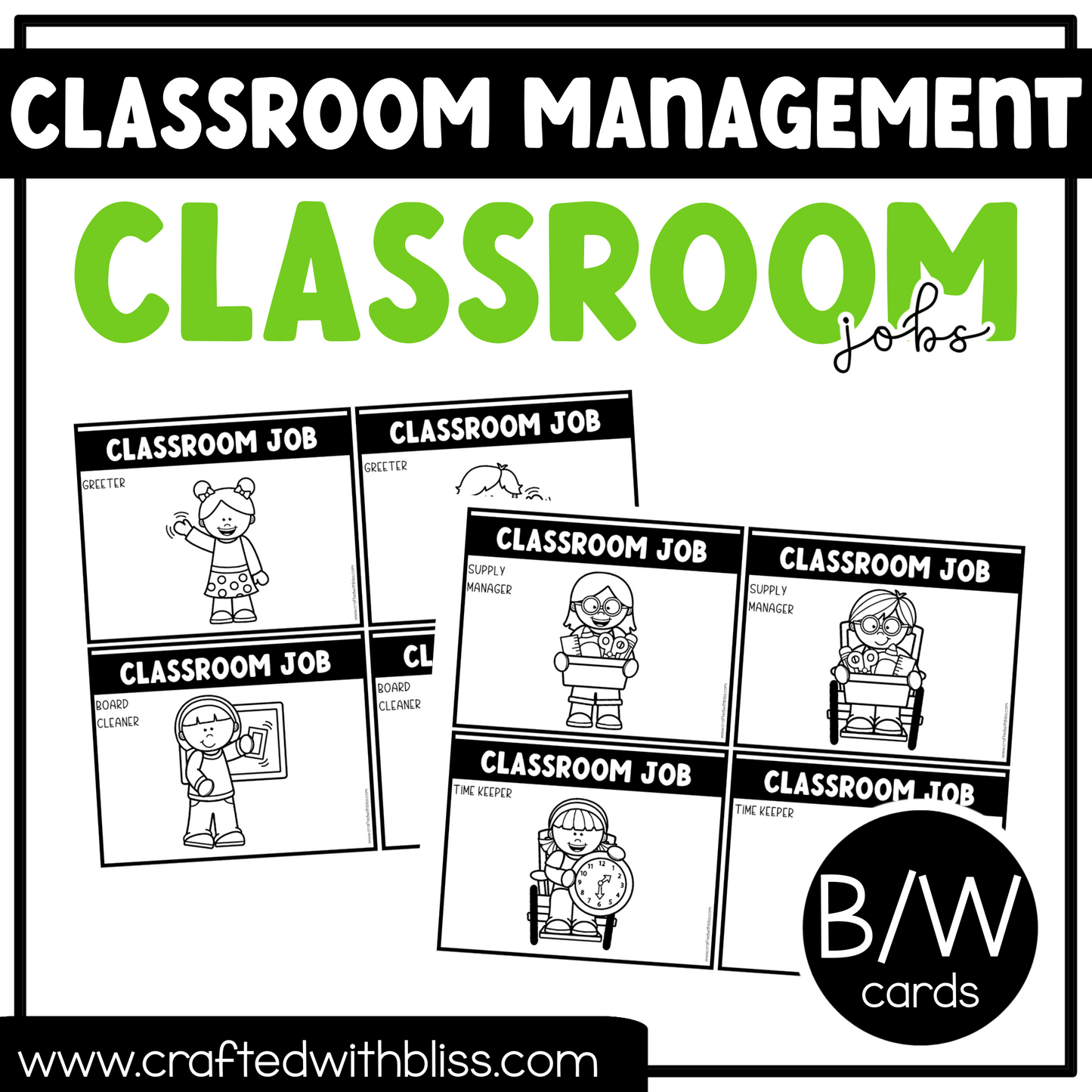 Classroom Jobs Visual Cards | Classroom Management Tool