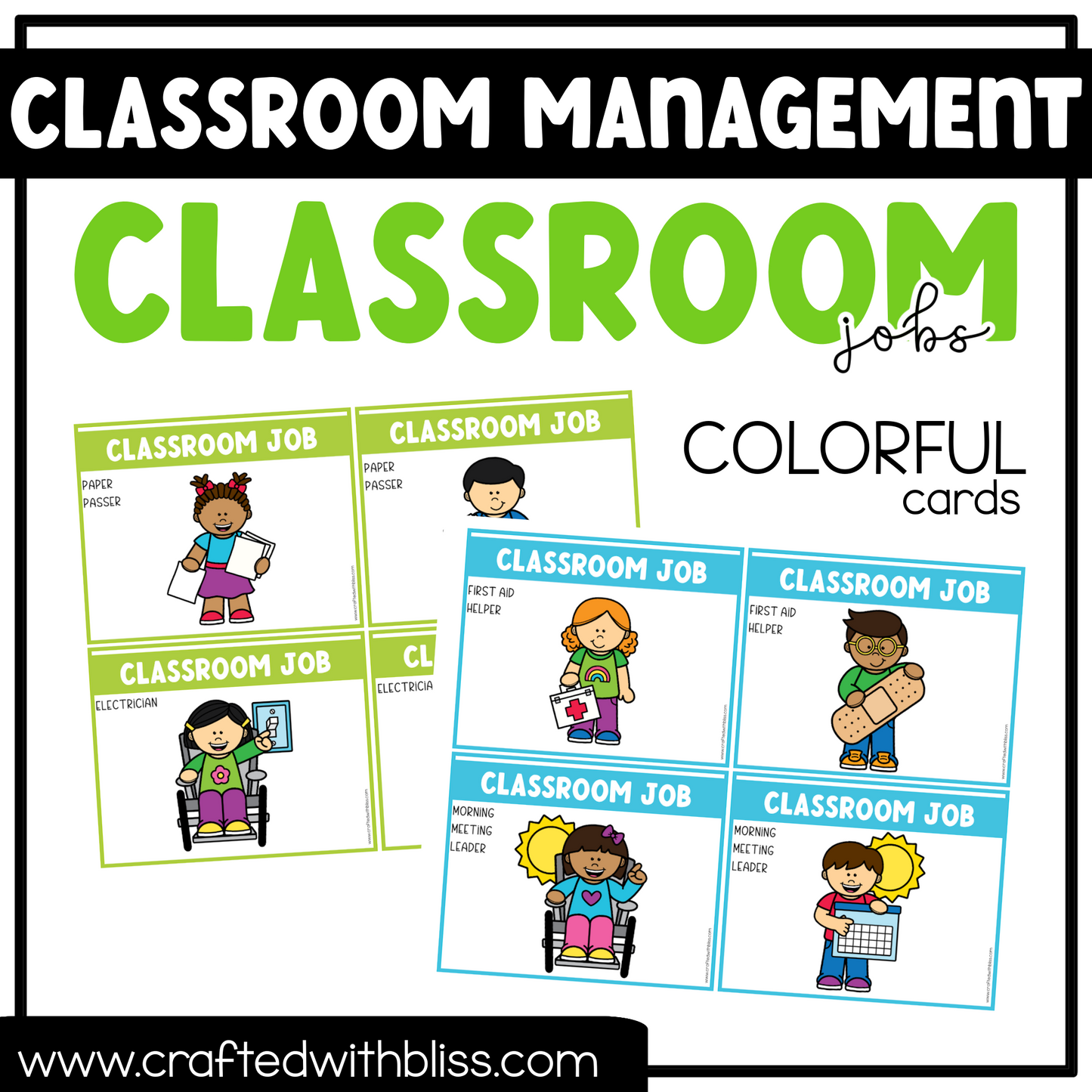 Classroom Jobs Visual Cards | Classroom Management Tool