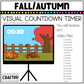 Fall Visual Timer Classroom Management Tool Transition PPT Video Autum ...