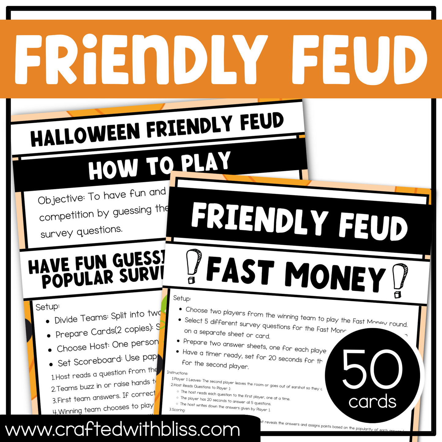 Halloween Party Game Printable Bundle