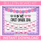 In My First Grade Era Back To School Bulletin Board Kit | Door Classroom Decor (1st up to 9th)