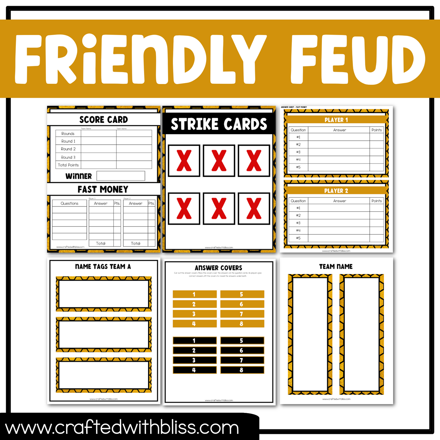 Office Theme Party Friendly Feud Game Work Staff Team Building