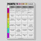 April Month 9 Toddler Curriculum Workbook Homeschool Tot School Daycare