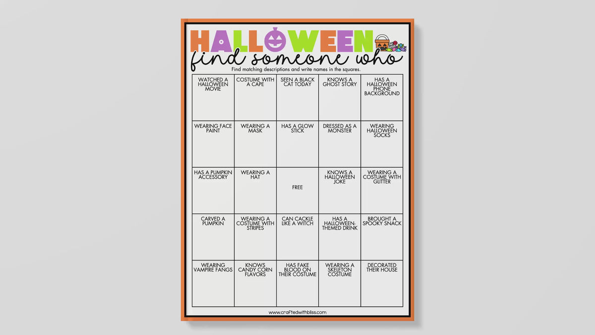Printable Halloween Party Games For All Bundle 30+ Games – CraftedwithBliss