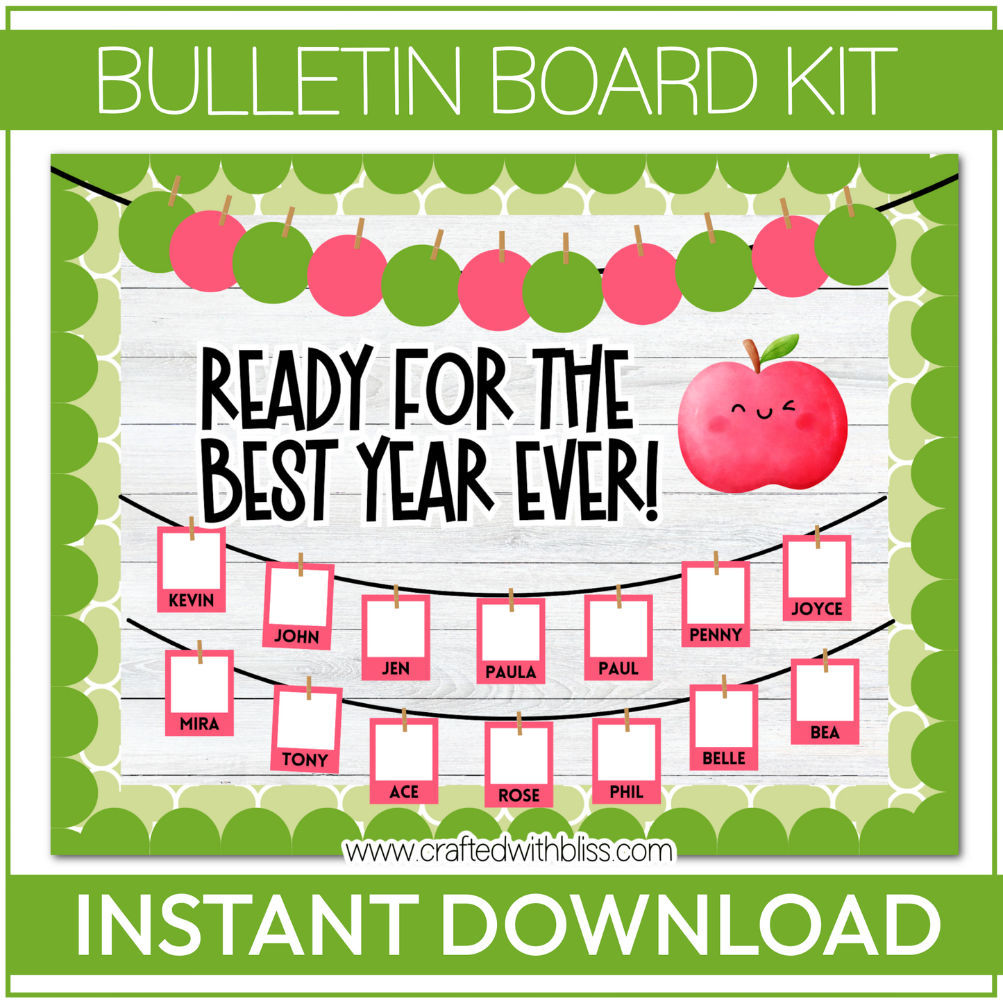 Ready For The Best Year Ever Back To School Bulletin Board Kit | Classroom Decor