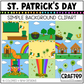 Simple St. Patrick's Day Background Scene March Clipart