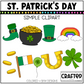 Simple St. Patrick's Day Background Scene March Clipart