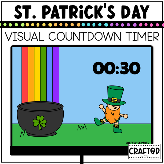 St. Patrick's Day Visual Timer Classroom Management Tool Transition PPT Video