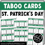 St. Patrick's Day Taboo Game 150 Cards St. Paddys March Party Game