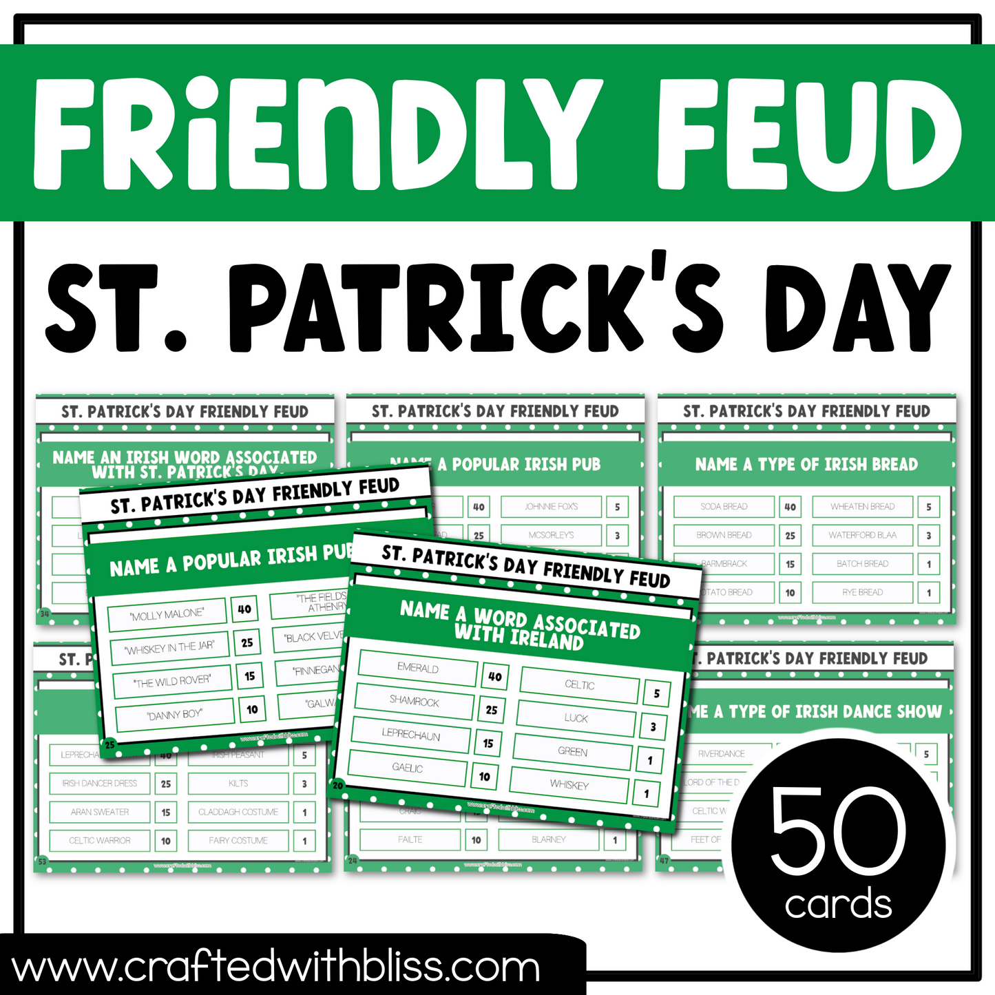 St. Patrick's Day Party Friendly Feud Game