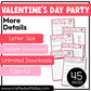Printable Valentine's Day Party Games For All Bundle 30+ Games