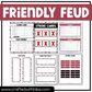 Valentine's Day Party Game Friendly Feud 50 Cards February Party Game Night Ice Breaker Group Team Building Games Coworker Trivia Night Girl