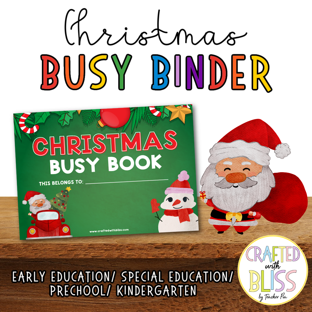 Holidays Busy Book/Binder Growing Bundle (SpEd, Toddler and Pre-K) Busy Book! Save More with this bundle!