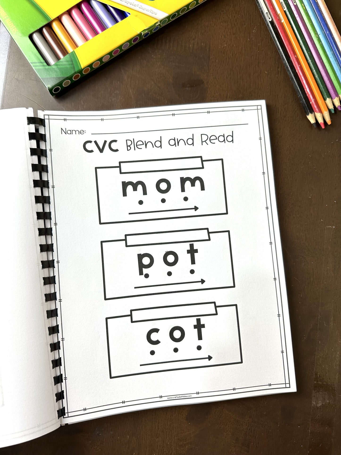 My CVC Activity Book (150+ pages) | Homeschool | Kindergarten | Literacy Center