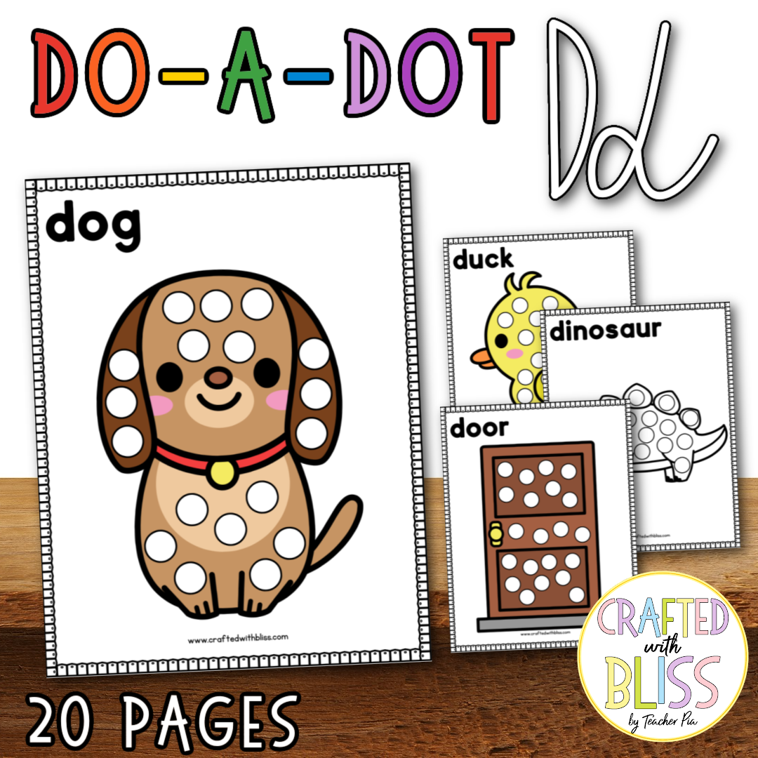 500+ Pages Alphabet Dot Markers Mega Bundle Do-A-Dot (Preschool, Sped, Kindergarten, OT) Save More with this bundle!